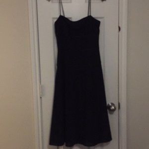 Black Tea Length Cocktail Dress
